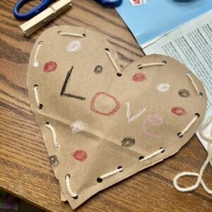 Kids Craft Class 3D Paper Hearts - 2/12/25 (ages 6-10) 11:00am
